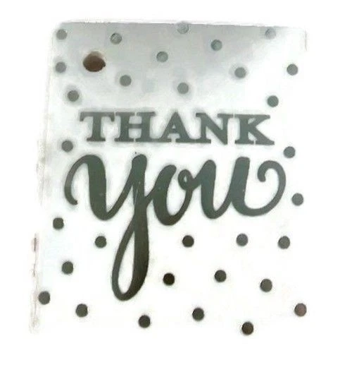 Etiquetas Favor Gracias Lámina Dorada Mini - 24Ct | Boda | Fiesta Foto 1 de 1