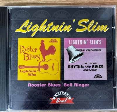 LIGHTNIN' SLIM - Rooster Blues / Lightnin' Slim's Bell Ringer CD 1994 AS NEW!  - Image 1 of 2