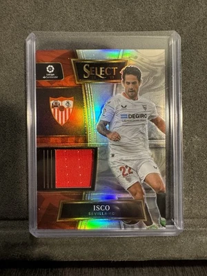 2022-23 Panini Select La Liga Soccer Swatch Isco Sevilla - Image 1 of 2