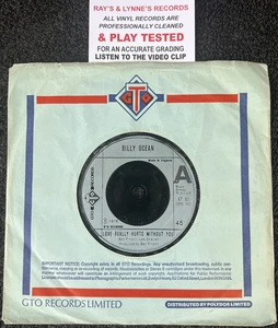 Billy Ocean – Love Really Hurts Without You 7'' Vinyl 1976 TESTED EX VIDEO CLIP - Picture 1 of 7