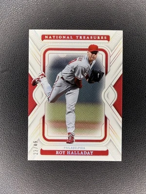 2025 National Treasures #40 Roy Halladay /49 - Image 1 of 2