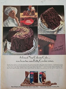 1967 Betty Crocker chocolate spice walnut New Orleans cake mix vintage ad  - Picture 1 of 1