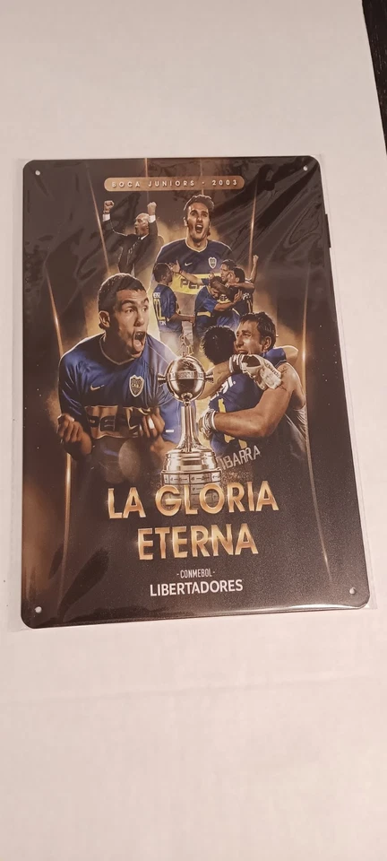 Boca Jrs 金属海报 Campeon Libertadores 2003,Afa 阿根廷  — 第 1/1 张图片