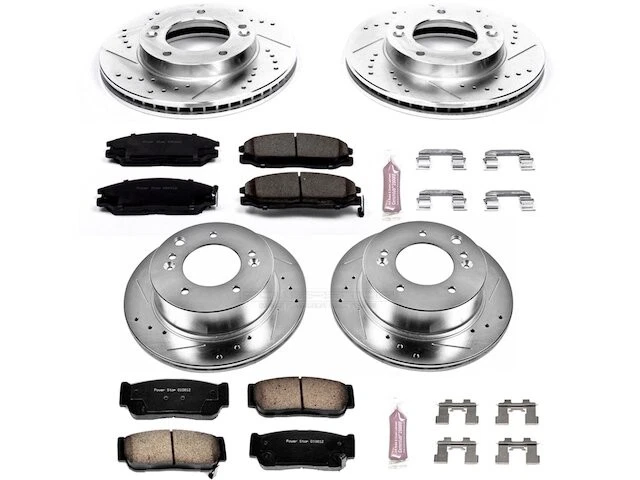 Front and Rear Brake Pad and Rotor Kit For 03-06 Kia Sorento SM38B5 - Imagem 1 de 1