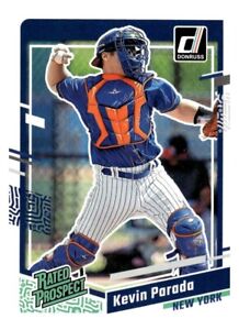 2023 Donruss Baseball Rated Prospect 62 Kevin Parada Mets