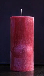 40hr SPICED ROSES Premium Scented Red CANDLE Hand Made CINNAMON CLOVES & NUTMEG - Picture 1 of 12