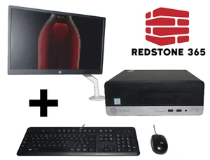 HP PC & FHD Monitor Bundle I i5 7th Gen 8GB RAM 256GB SSD FREEPOST - Afbeelding 1 van 21