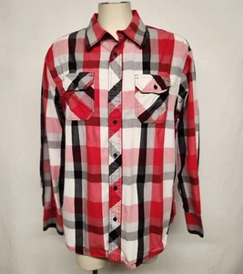 Raw State Clothing Company Button Down Men's Plaid Shirt Size XXL - Picture 1 of 8