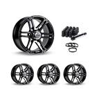 Wheel Rims Set with Black Lug Nuts Kit for 00-14 Chevrolet Suburban 1500 P816397