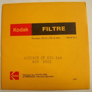 KODAK WRATTEN ACETATE FILTER NO. CP20C 4"X4" SQUARE - Picture 1 of 2