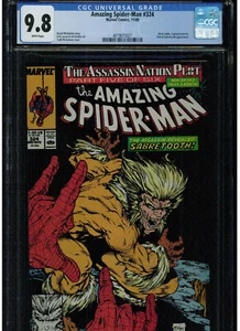 Amazing Spider-man #324 CGC 9.8 MINT WHITE PAGES 1989 TODD MCFARLANE ART COVER - Picture 1 of 3