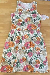 Lularoe Dress Size 2XL Summer Tank Dress Floral Print Tropical New Nwt