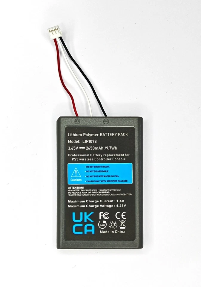 PlayStation 5 PS5 Controller Replacement Battery LIP1708 3.65v 2650mAh