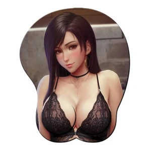 Sexy Tifa Lockhart Anime Silicone Mousepad Cartoon Top 3D Gaming Mouse Pad - Picture 1 of 5