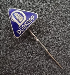 Dürkopp Enameled Lapel Pin Blue Old + Original - Dimensions 20x18mm - Picture 1 of 2