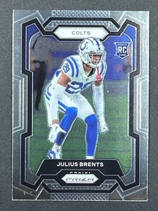 JULIUS BRENTS RC 2023 Panini Prizm Football #346 Indianapolis Colts - Picture 1 of 2