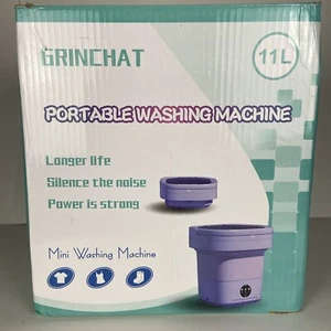 Portable Washing Machine Mini Washer Foldable 11L Capacity - Green | Grinchat - Picture 1 of 1