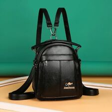 Luxury PU Leather Backpack Women Travel Shoulder Bag Purse Satchel Handbag cross