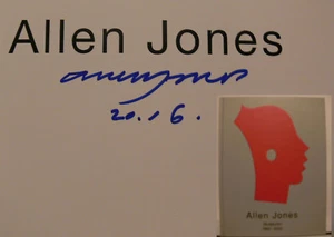 Allen Jones signiert Buch Katalog Original signed autograph Signatur Autogramm - Picture 1 of 2