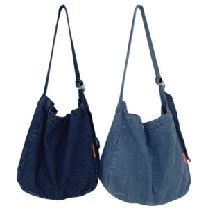 Women Denim Crossbody Bag Jean Handbag Lady Shoulder Bags Tote Messenger Satchel - Picture 1 of 8