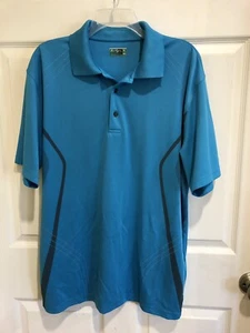 Camisa de golf Ben Hogan para hombre talla XL X-LARGE azul gris mangas cortas - Imagen 1 de 8