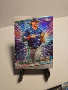 Bobby Witt Jr. 2024 Topps Series 1 Stars Of The MLB CHROME #CSMLB-17 092124 - Picture 1 of 4