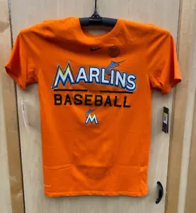 Nike Team Sports Miami Marlins T-Shirt Men's Size Small NWT Brand New reg $30 - Picture 1 of 4