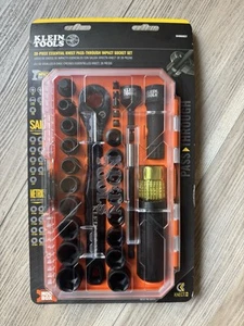 Klein Tools 28 Pc Essential Knect Pass-Through Impact Socket Set 65400Knect - Picture 1 of 2