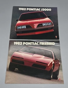 Original 1982 Pontiac Firebird & J2000 12-Page Factory Brochures - Picture 1 of 3