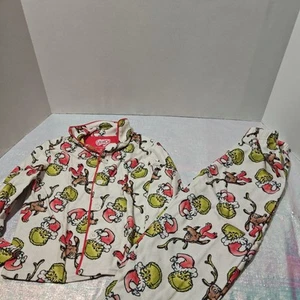 Dr. Seuss Grinch & Max Kids Boy /Girl Pajama Set 2PC Holiday Christmas Cozy xs - Picture 1 of 9