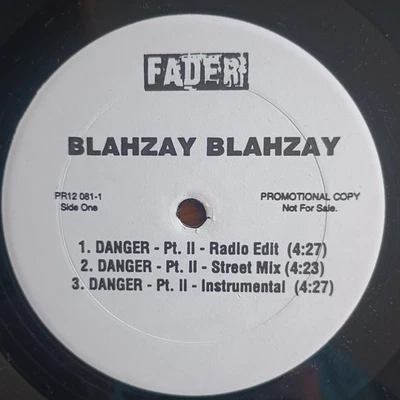 Blahzay Blahzay ‎– Danger Pt. II / Danger (Remix) 12" US-1995 PROMO PRESS VG+ - Bild 1 von 2