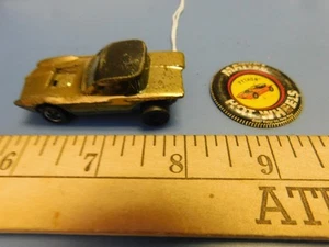 VINTAGE HOT WHEELS REDLINE GOLD PYTHON MISSING ENGINE AND BUTTON - Picture 1 of 7
