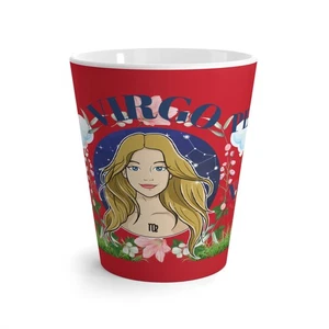Virgo Latte Mug, Zodiac Coffee Cup, Astrology Gift, Personalized Mug, Horoscope - Bild 1 von 5