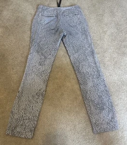 Lululemon Damen Jet Hose Activewear Luxtreme Kordelzug schwarz weiß Größe 4 - Bild 1 von 9