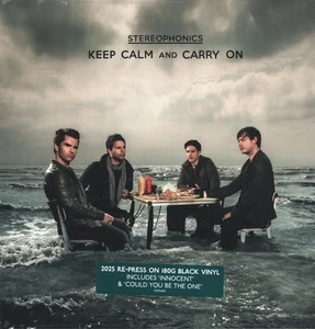 STEREOPHONICS KEEP CALM AND CARRY ON LP VINYL 2025 Repress on 180g black vinyl i - Imagen 1 de 2