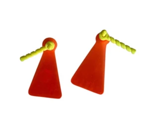 Pendientes naranja vintage 1985 Barbie & The Rockers Diva #2427 solo repuesto - Imagen 1 de 4