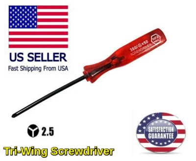 Tri-Wing (Y) Screwdriver Tool  Nintendo Wii GBA XL DSi Gamecube DS Lite 3DS NEW! - Image 1 of 3
