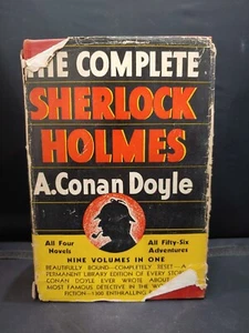 The Complete Sherlock Holmes by A Conan Doyle Garden City Pub. 1938 - Picture 1 of 8