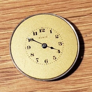 Elgin 15 Jewels Double Roller Vintage Taschenuhrwerk Teil WP3 - Bild 1 von 10