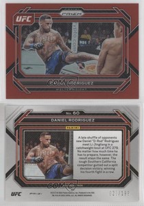 2023 Panini Prizm UFC Red Prizm /199 Daniel Rodriguez #60