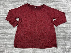 Cato Est 1946 Sweater Womens 18/20W Red Black Heather Longsleeve Casual - Picture 1 of 12