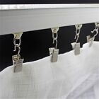 20PCS Mini Laundry Hangers Iron Curtain Clips Portable Curtain Accessories