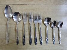 Vintage ONEIDA WINTER SONG Stainless Steel Cutlery x 9 Pieces