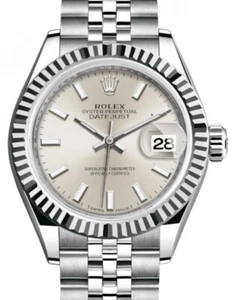 Rolex Datejust 28 Silver Index Steel/White Gold Jubilee 279174 BRAND NEW - Picture 1 of 1