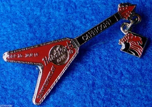 TOKYO CAPRICORN BIRTHDAY ASTROLOGY ZODIAC FLYING V GUITAR Hard Rock Cafe PIN - Picture 1 of 1
