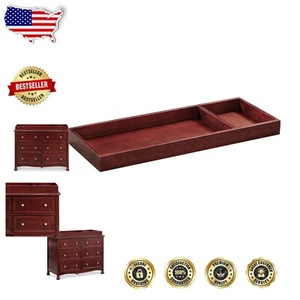 Stylish Rich Cherry Baby Changing Tray with Special Storage Compartment - Picture 1 of 7