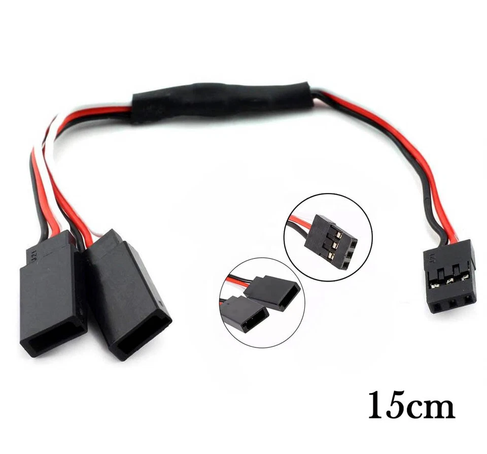 1 Stück Servo Y Verlängerungskabel 15cm Kabel 150mm Verlängerung Servokabel 1x - Bild 1 von 1