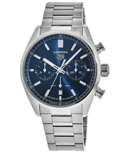 New Tag Heuer Carrera Calibre Heuer 02 42mm Men's Watch CBN2011.BA0642 - Afbeelding 1 van 3