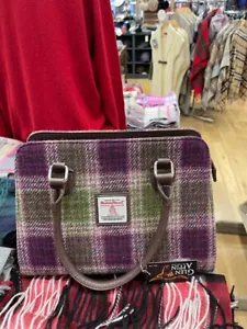 GLEN APPIN HARRIS TWEED FINDHORN HANDBAG - MULTI COLOUR WEAVE - Picture 1 of 3