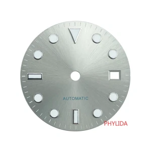 Fit PT5000 ETA2824 Mov't Orologio Spazzato dal Sole 28,5 mm Argento Quadrante Yacht Master Style - Foto 1 di 3